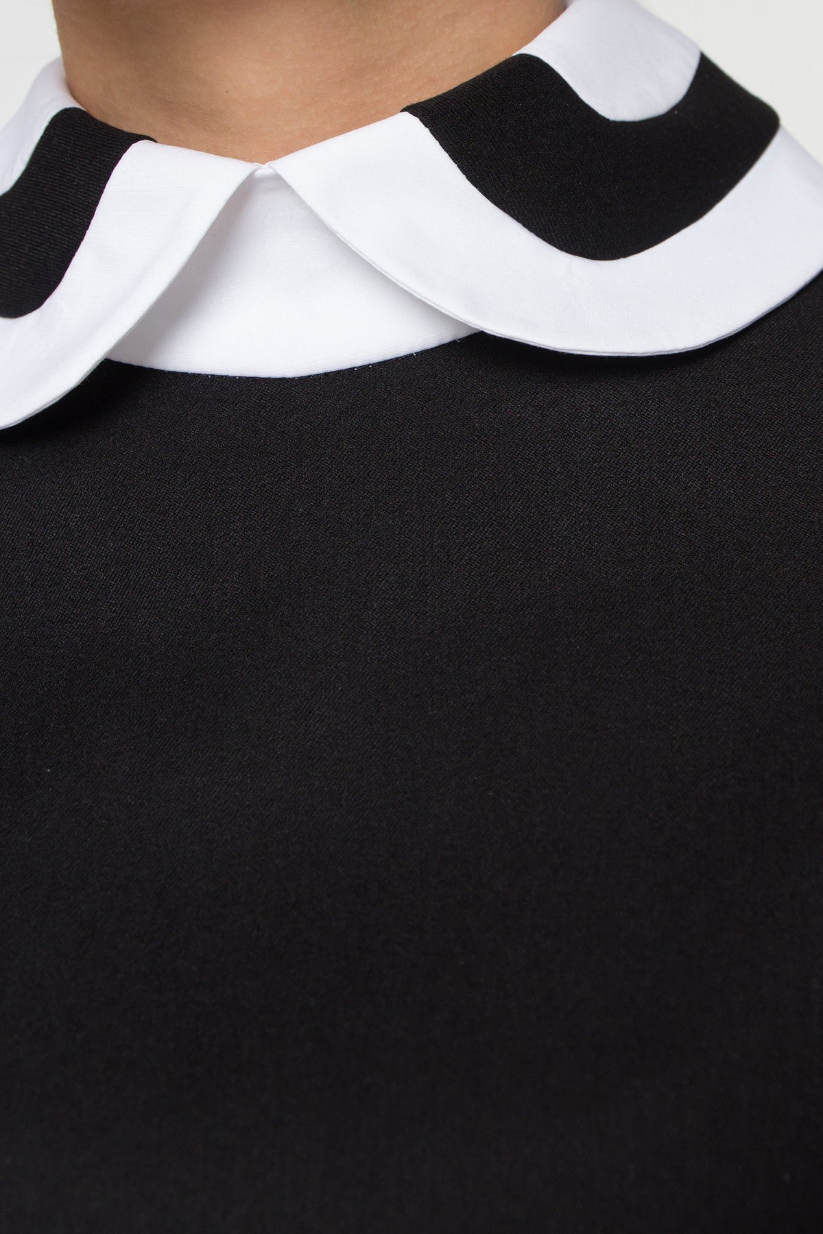 Pia Black Midi Dress — view 4
