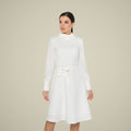 Una White Swing Midi Dress — Dress Code