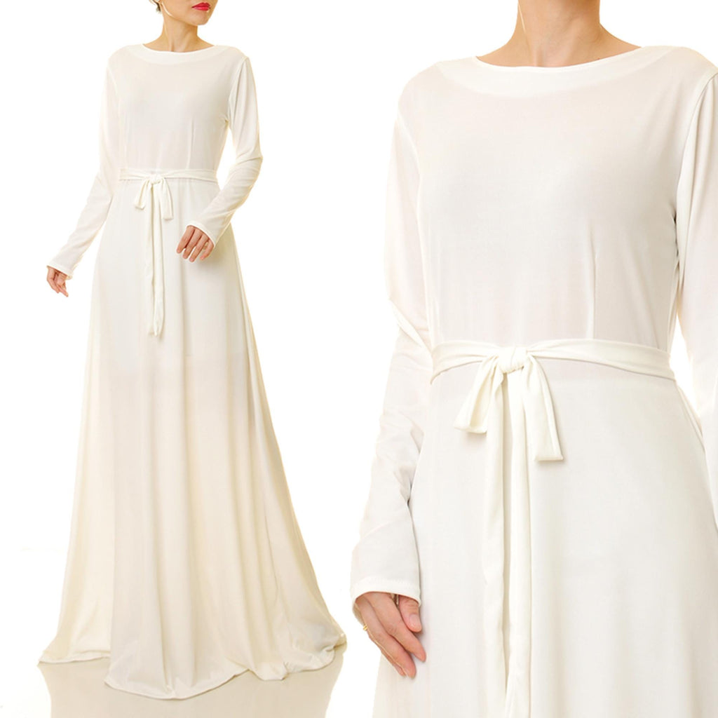 Kaia White Maxi Dress — view 2