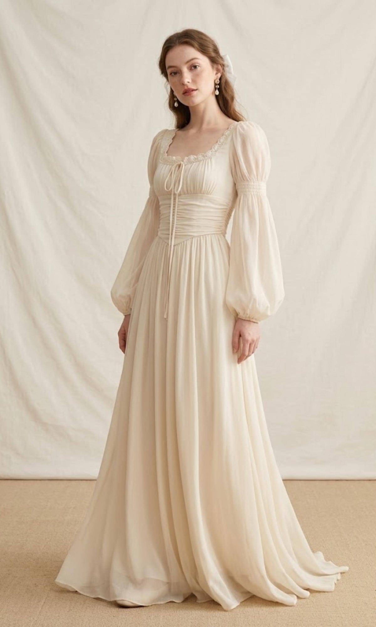 Quinn Beige Midi Dress — Dress Code