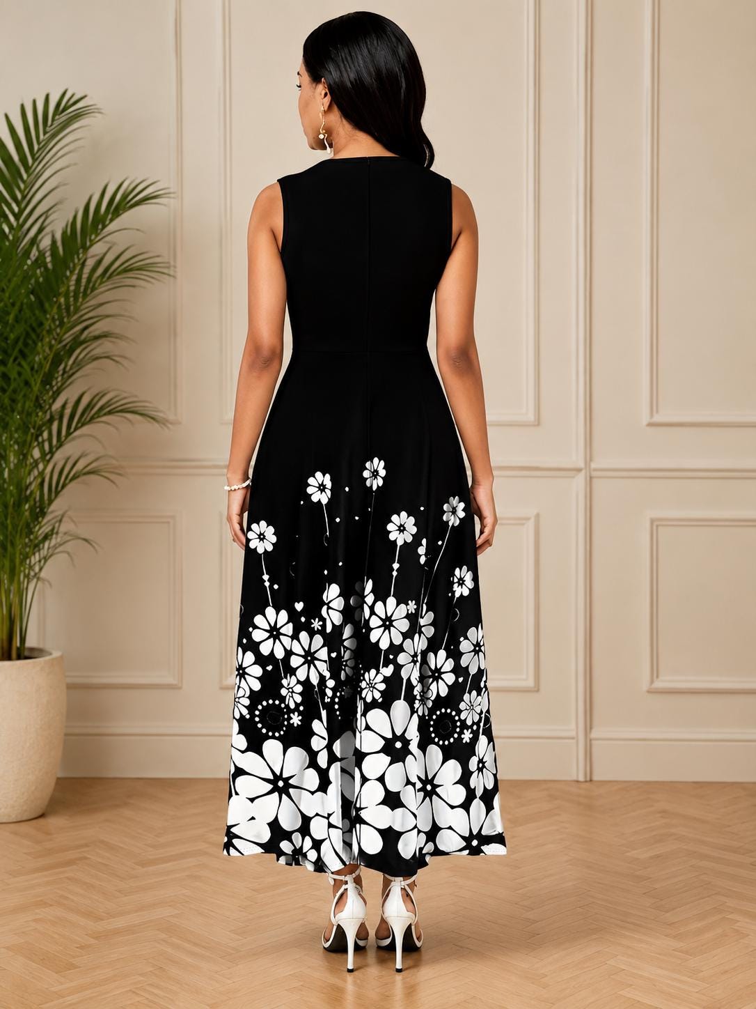 Gwen Floral Maxi Dress — view 2