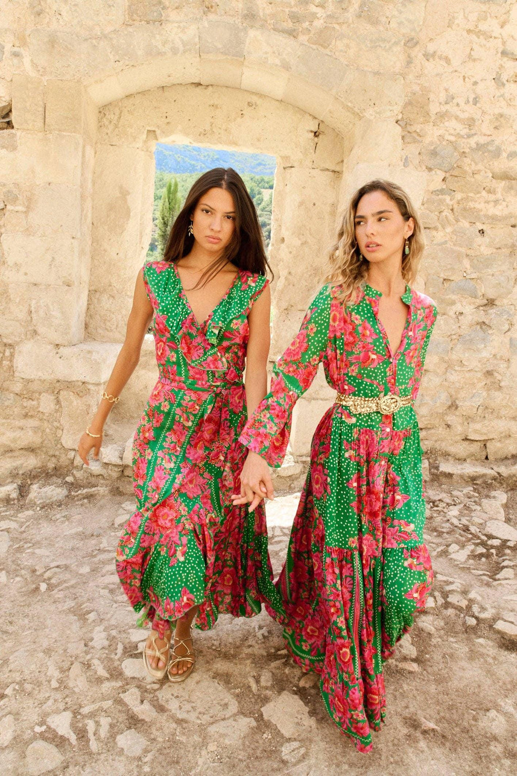 Celia Floral Maxi Dress — view 4