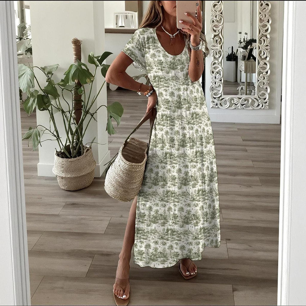 Mila Botanical Maxi Dress — Dress Code