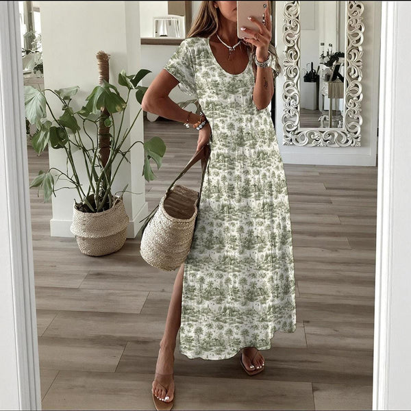 Mila Botanical Maxi Dress