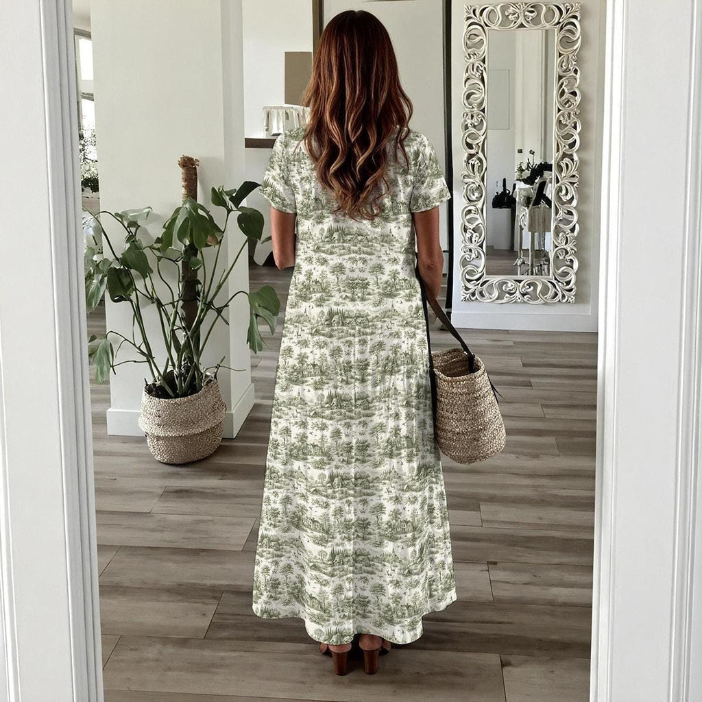 Mila Botanical Maxi Dress — view 2
